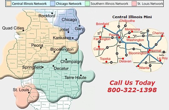 paging service area Illinois