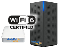digiMAX Wi-Fi equipment included